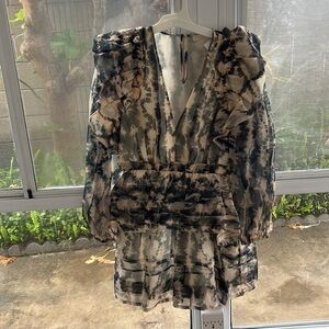 ULLA Johnson sheer long sleeve dress excellent condition